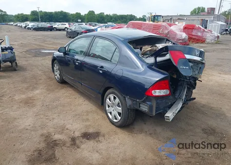 2010 Honda Civic Lx из США, поврежденный, VIN 2HGFA1F51AH543341